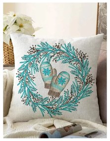 Obliečka na vankúš s vianočným motívom 43x43 cm – Mila Home