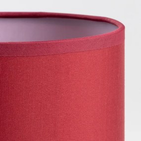 Brilagi - Nástenná lampa NUBILA WOOD 1xE27/25W/230V dub/pompejská červená