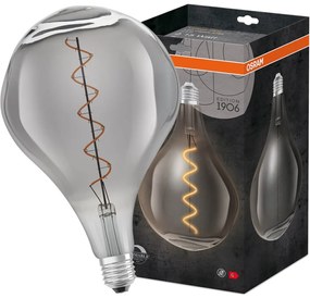 Dekoratívna LED žiarovka E27 ET165 4,5W = 15W 150lm 1700K Warm 320° Filament Dimmable OSRAM Vintage 1906