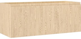 Mexen Rivel, kúpeľňová skrinka 120 cm, 1 zásuvka, drážkovaná, dub, 91A20-12047-1-BF81