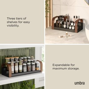 Organizér na koreničky z recyklovaného plastu Bellwood – Umbra
