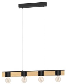 Eglo 43902 - Luster na lanku BAILRIGG 4xE27/40W/230V