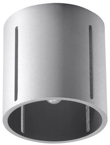 Stropné svietidlo Inez, 1x sivé kovové tienidlo