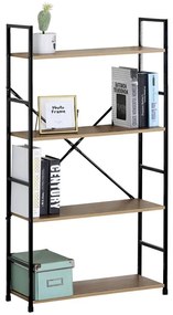 BONTEC Regál, mdf, hnedá, GD-224 OAK Farba: Prírodné
