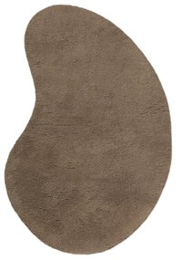 Všívaný koberec Forma, malý – hnedý