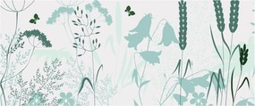 Obraz - Lúka vektor (120x50 cm)