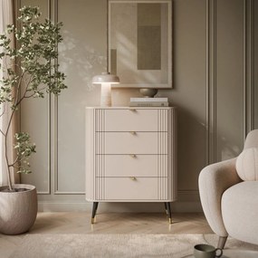 Moderná komoda KEMAL kašmír 78 cm