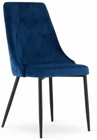 Set troch jedálenských stoličiek IMOLA granátové (čierne nohy) (3ks)