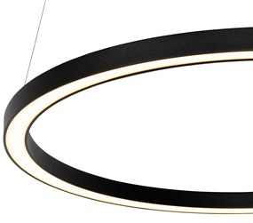 Závesné svietidlo čierne 60 cm vrátane LED 3-stupňové stmievateľné - Girello