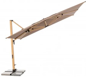 Doppler ALU WOOD XL 4x3 m -  záhradný naklápací bočný slnečník : Barvy slunečníků - 846