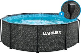 Marimex | Bazén Marimex Florida 3,05x0,91 m so zabudovaným skimmerom - motív RATAN | 10340315