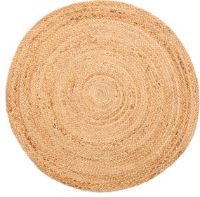 My Flair, AKCIA: 120x120 (průměr) kruh cm Kusový koberec Lola natur kruh, béžová, chodba / predsieň