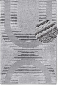Kusový koberec Gallery 106088 Light Grey z kolekcie Elle, 120x170, šedá, obývacia izba, ELLE Decoration
