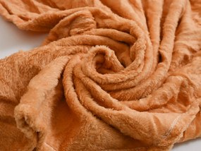 Plyšový SOBÍK s detskou dekou vo vnútri, hnedý