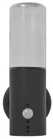 Ledvance - Vonkajšie nástenné svietidlo so senzorom FIGO CYLINDER 1xE27/20W/230V