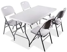 Cateringový  stôl biely 180cm