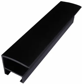 DANTIK rám na obraz 70x100 | ALU Černá matná (Plexi Čiré)