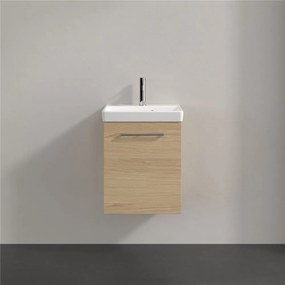 VILLEROY &amp; BOCH Avento závesná skrinka pod umývadlo, 1 dvierka, pánty vľavo, 430 x 352 x 514 mm, Nordic Oak, A88700VJ