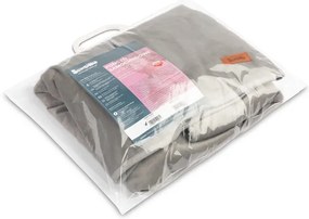 SENSILLO Pončo do autosedačky GREY PLUSH