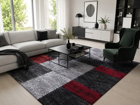 Ayyildiz, Kusový koberec Hawaii 1330 red, 80x150, červená, kancelária