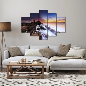 Obraz hory v hmle (150x105 cm)