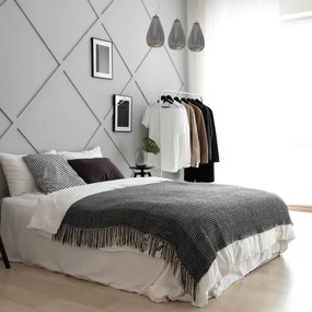 Luster na lanku PETRA 3xE27/60W/230V šedá