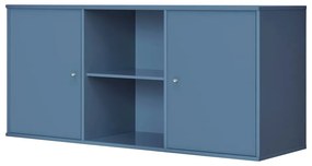 Modrá nízka závesná komoda 133x61 cm Mistral – Hammel Furniture