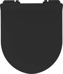 Mexen Lena, slim toaletné WC sedadlo s pomalým zatváraním, duroplast, čierna lesklá, 39242070