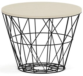 Podnož pre konferenčný stolík STILO, 600 x 420 mm, čierna