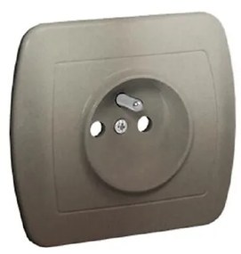 Zásuvka jednoduchá z/u AGZ1E satén