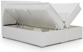 Posteľ Boxspring Boleria 200x180, čierna (látka - bb 02)