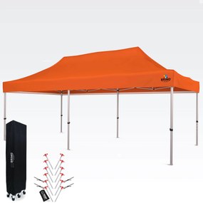 BRIMO Nožnicový Stan 3x6 m ALU bez Stien - Hliníkový Rám, Vodotesný - bez stien - Oranžová 39