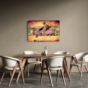 Abstraktný obraz (90x60 cm)