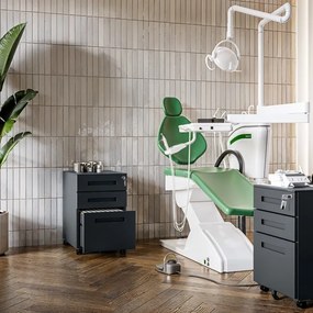 Kontajner pod stôl KATE 390 x 600 x 500 mm, antracitový