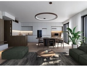 LED2 - LED Luster na lanku BELLA LED/48W/230V 3000K/4000K čierna