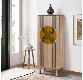Botník (skrinka na topánky) Beside 4 (dub sonoma). Akcia -19%. Vlastná spoľahlivá doprava až k Vám domov. 1094618