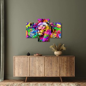 Obraz - 3D obraz leva (90x60 cm)