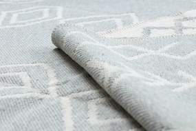 Koberec TWIN 23000 Boho,  romby sivý / krémový