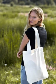 Neutral Látková nákupná taška z organickej Fairtrade bavlny - Hnedá