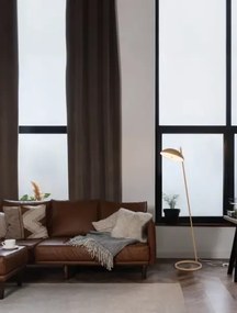 Dizajnová stojaca lampa Flute zlatá