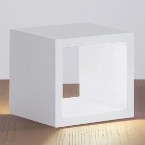 ICONE Cubò – stolná LED lampa, biela