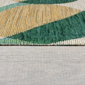 Žlto-zelený koberec 155x230 cm Carlos Circle Geo - Flair Rugs