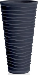 Plastový kvetináč DPSA350 34,6 cm - antracit