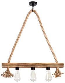 Závesné svietidlo v prírodnej farbe Erebos – Opviq lights