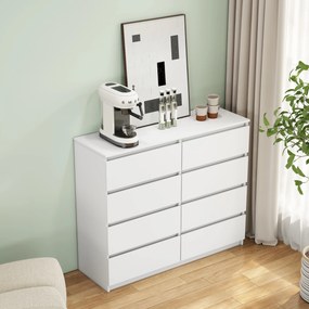 Komoda Houseland Clarity 02 matná biela
