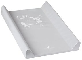 Tega baby sivá prebaľovacia podložka so zelenou sovičkou