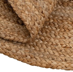 Jutový detský koberec v prírodnej farbe ø 100 cm Chiquillo – Ixia