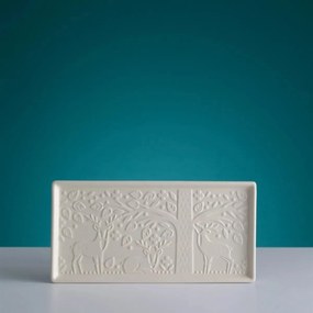 Mason Cash Servírovací podnos IN THE FOREST krémový kamenina 30x14 cm