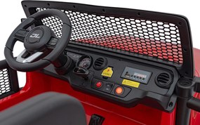 Ramiz OFF-ROAD 3.0 terénne auto pre deti Červené + diaľkové ovládanie + pomalý štart + pásy + LED audio