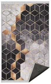Koberec v sivo-zlatej farbe 120x180 cm – Mila Home